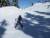 Valentin sur une piste bleue &agrave; la fin de la semaine...